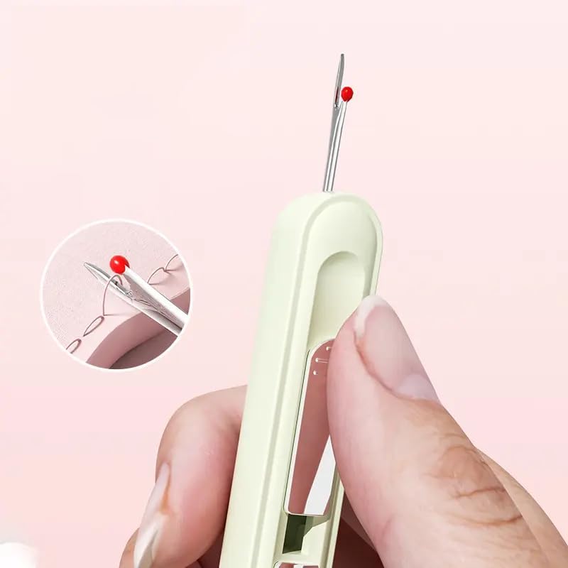 🎁 2-in-1 Needle Threader & Seam Ripper Tool - Perfect Christmas Gift for Grandma’s Sewing Kit! 🎄